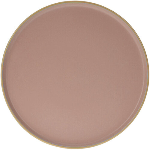 Kameninový jídelní talíř Magnus, 26,5 cm, růžová