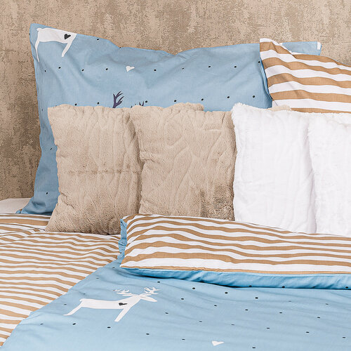 Lenjerie bumbac 4Home Deer love, 140 x 220 cm, 70 x 90 cm