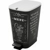 KIS Abfallbehälter Chic Bin M Coffee, 35 lweiß + schwarz,