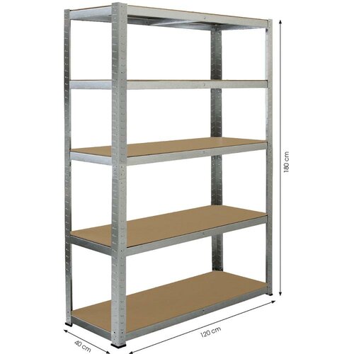 Fieldmann FDR 1820 metalowy regał, 180 x 120 x 40cm