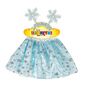 Rappa Detská sukienka Tutu s čelenkou Zimné kráľovstvo