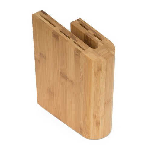 G21 Gourmet blok za nože, bambus, za 5 nožev