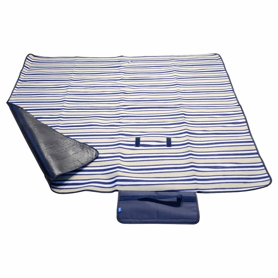 Obrázok Cattara Pikniková deka Fleece modrá, 150 x 135 cm