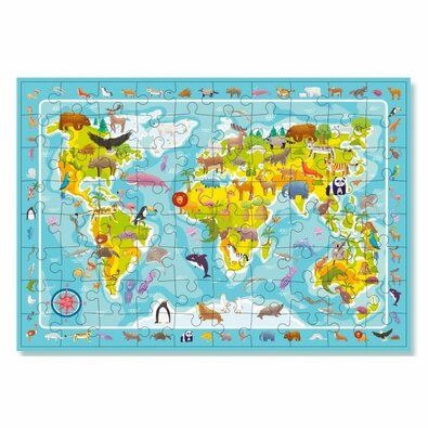 Dodo Puzzle z wyszukiwaniem obrazków Świat zwierząt, 80 elementów