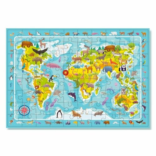 Joc puzzle Dodo Animal World Picture, 80 piese