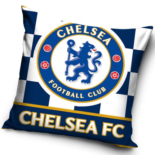 Poduszka Chelsea FC Check, 40 x 40 cm