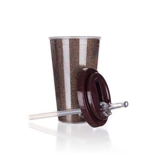 Banquet Potovalni dvodelni lonec GLITTERS 0,5 l,rjava