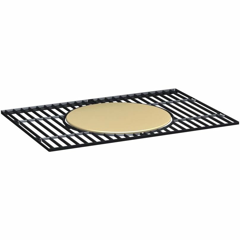 Multifunkčný gril Avenberg Genius + liatinový rošt+ tác + kameň na pizzu, 70 x 103 x 105 cm