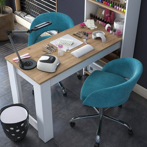 Kosmetický stůl Milano White and Walnut