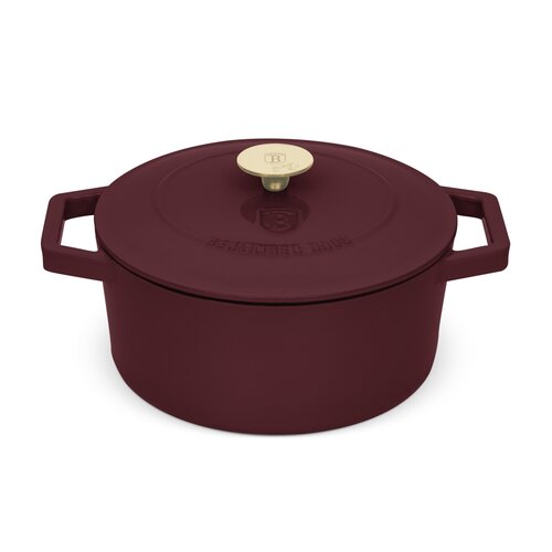 BerlingerHaus Żeliwna patelnia z pokrywką Leonardo 24 cm