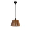 Lampa wisząca Cone - Natural, czarny