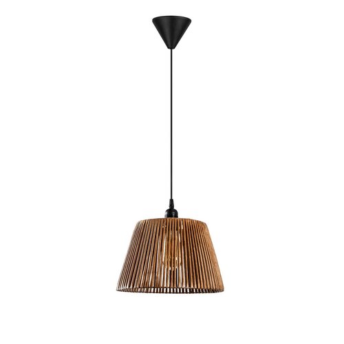 Lampa wisząca Cone - Natural, czarny