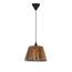 Lampa wisząca Cone - Natural, czarny