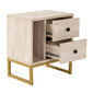Stolik nocny Glimmer Travertine