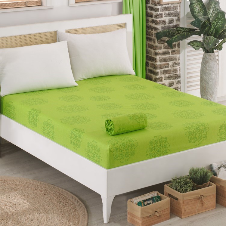 BedTex Prostěradlo jersey Sedef zelná