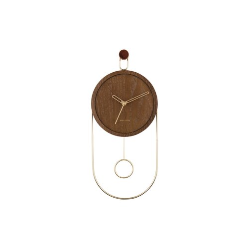 Karlsson 5892DW dizajnové kyvadlové nástenné hodiny, 46 cm