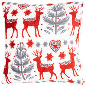 Set de Crăciun Scandi Deer 2, 130 x 170 cm + 2x 40 x 40 cm