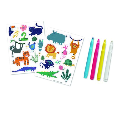 Autocolante de fereastră Ses Junglă