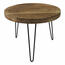 Dřevěný stolek Bally světle hnědá, 45 cm