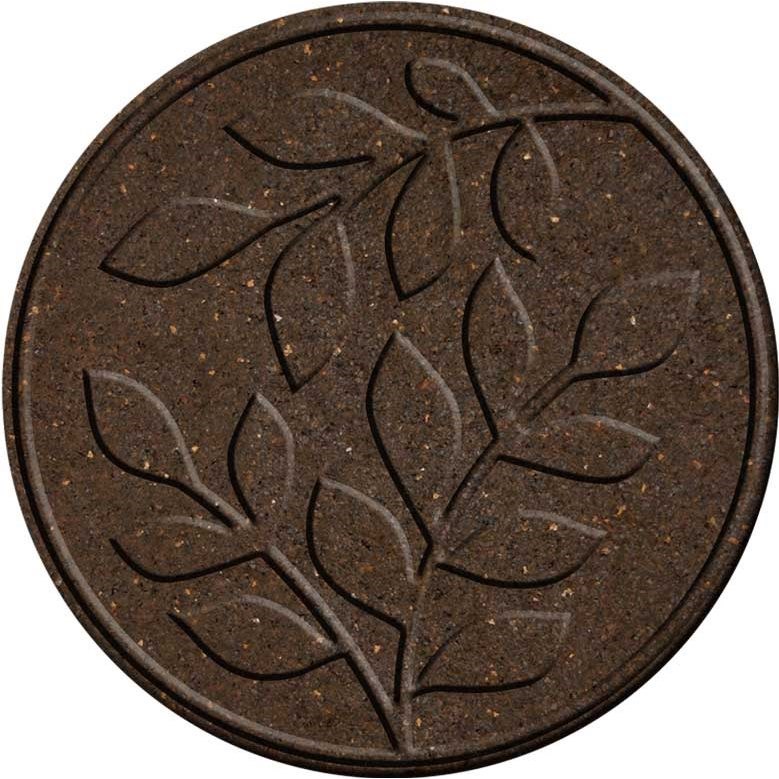 Benco Gumový nášľap na záhradu Lístie, hnedá