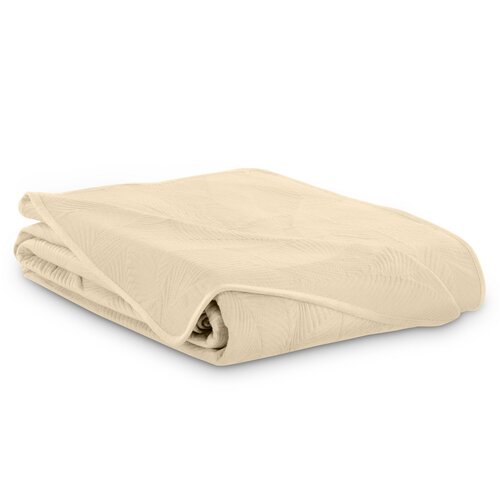 Cuvertură de pat reversibilă AmeliaHome Palsha, cappucino, 220 x 240 cm