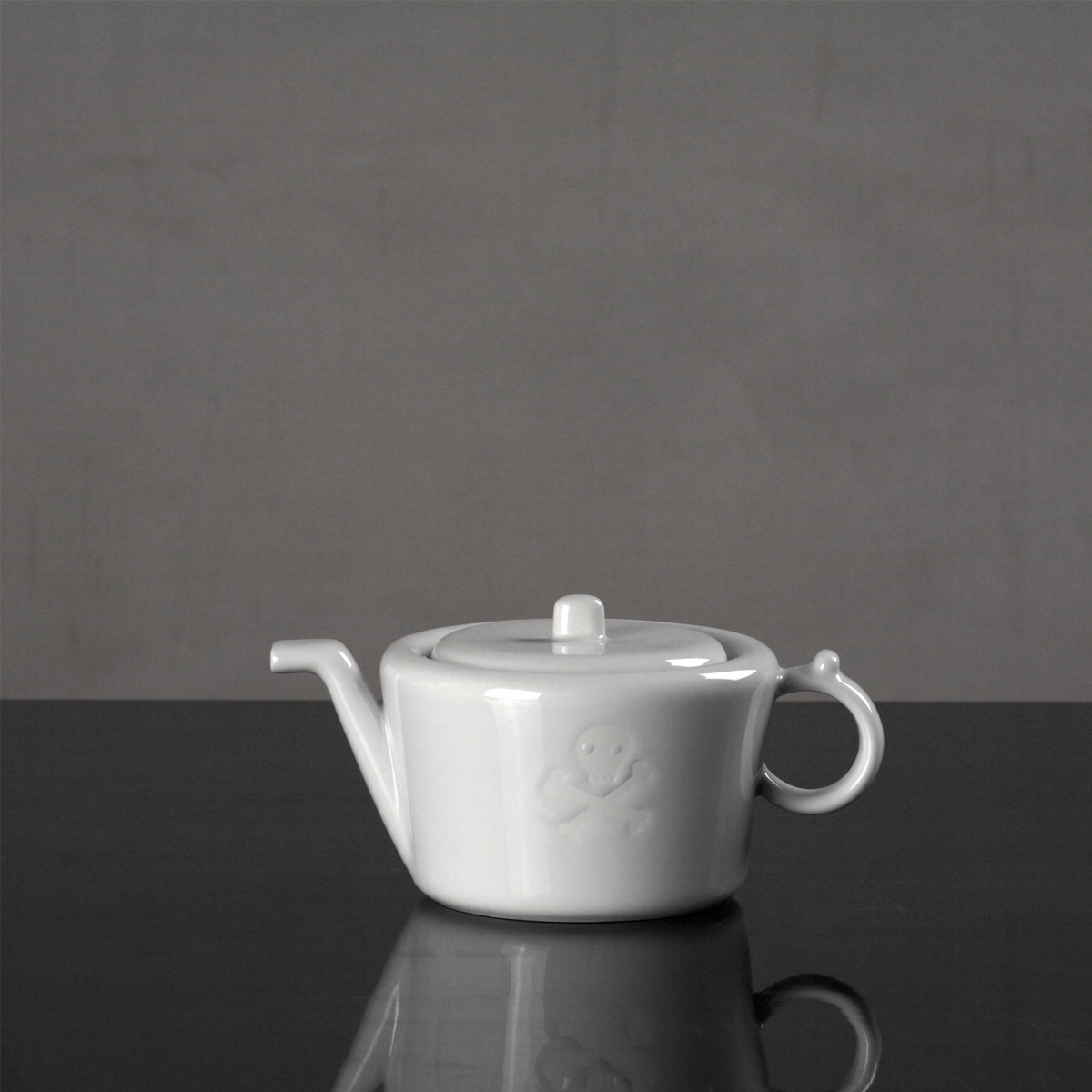 Studio Pirsc Porcelain konvice mocca Maryša 700 ml, bílá
