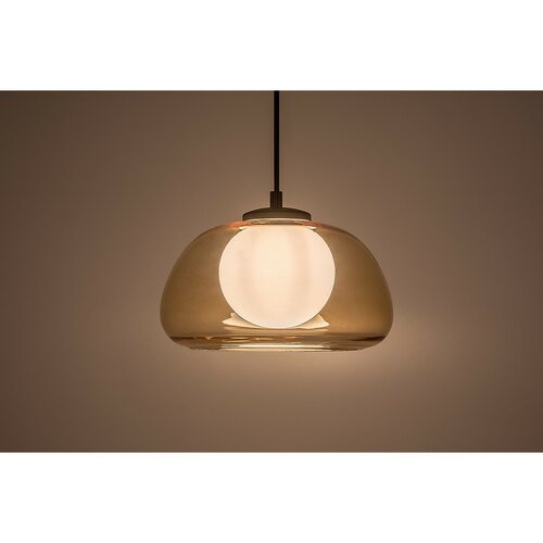 Rabalux 72273 moderný závesný luster Elowen, jantárová, G9, 1x max. 5W