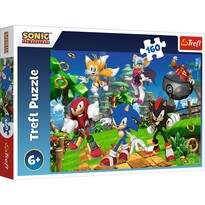 Puzzle Trefl Sonic și prietenii săi, 160 bucăți
