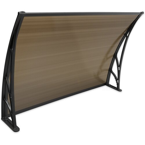 Aldotrade Copertină pentru ușă 150 x 100 cmLagrada, maro