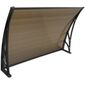 Aldotrade Copertină pentru ușă 150 x 100 cmLagrada, maro