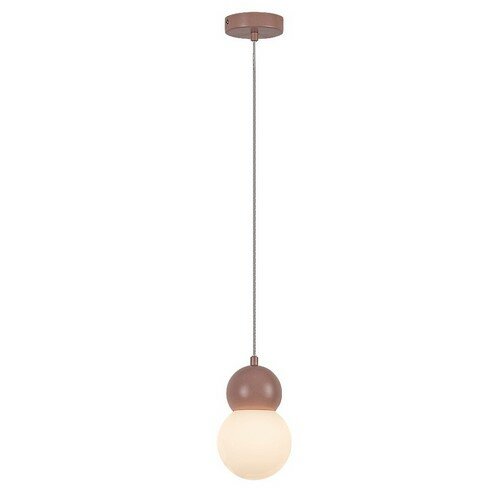 Rabalux 72280 wisząca lampa dziecięca z metalu iszkła Gellia, różowa
