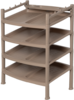 Szafka na buty 4 półki Brown 52 x 34 x 67 cm