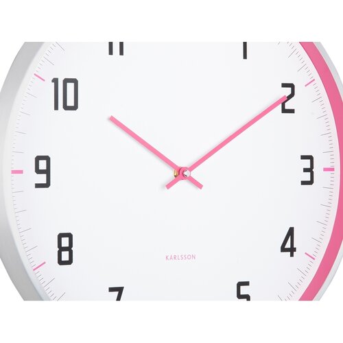 Karlsson 5969BP design falióra rózsaszín, átmérő40 cm termék 2. képe