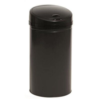 Brilanz Bezdotykowy kosz na śmieci Senzo 60 l, okrągły, czarny