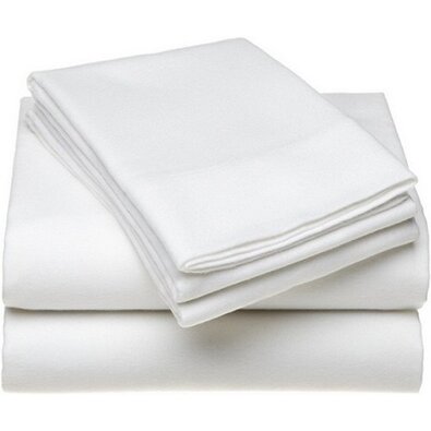 Klassisches Bettlaken Weiß, 140 x 240 cm
