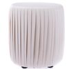 Stoffhocker Silla beige, 36 x 33 cm
