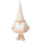 Decorațiune de Crăciun Moș Crăciun, picioare telescop., 112 cm , auriu / crem