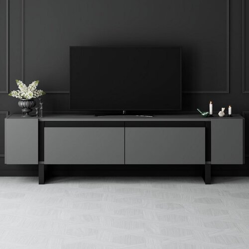 Televizní stolek Yildiz Anthracite and Black