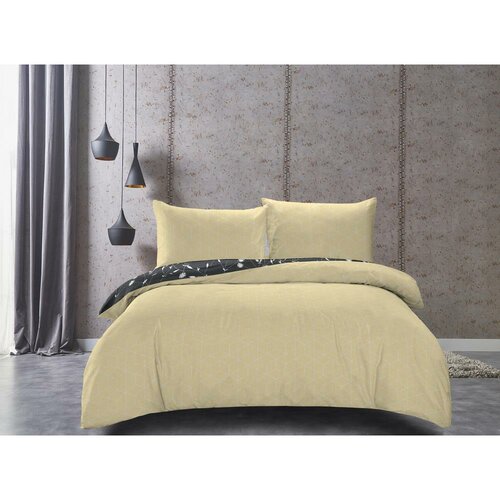DecoKing Satenasta posteljnina Dandelion, 140 x200 cm, 70 x 90 cm