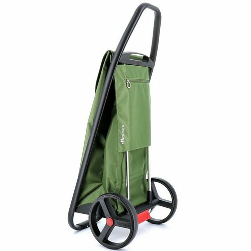 Rolser Com MF 8 Black Tube bevásárlótáska kerekeken, zöld