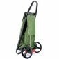 Geantă de cumpărături pe roți Rolser Com MF 8Black Tube, verde