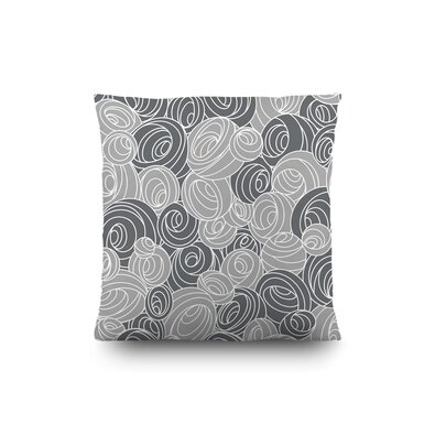 Pernă Spirale gri, 45 x 45 cm