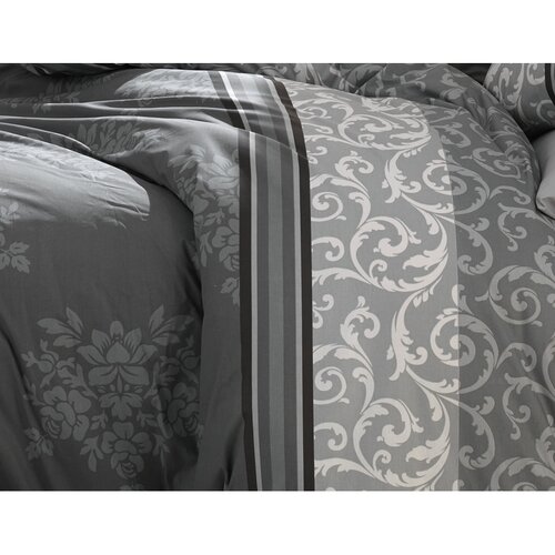 BedTex Bombažno posteljnina Natura siva, 220 x 200cm, 2 kos 70 x 90 cm
