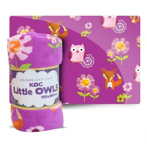 Domarex Pătură Little owls, 150 x 200 cm