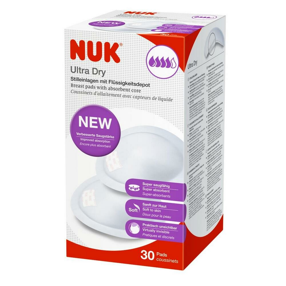 NUK prsní polštářky ULTRA DRY 30ks