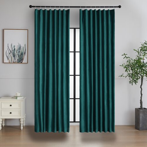 4Home Затемнювальна штора з кільцями Paris темно-зелений, 150 x 250 см