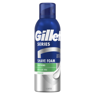 Gillette Pena na holenie Series Sensitive 200 ml