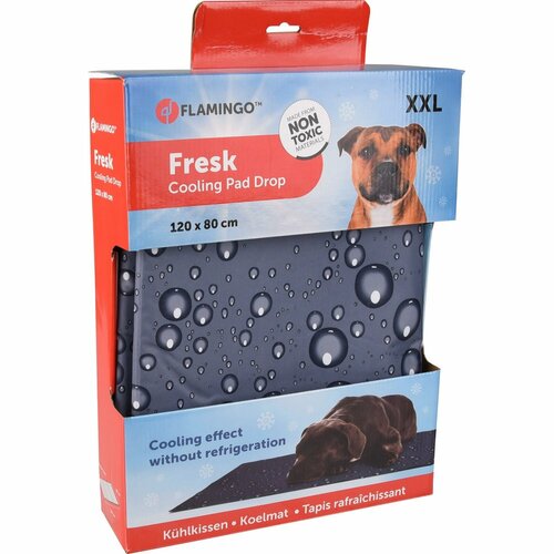 Flamingo Hladilna podloga Kapka siva, velikost XXL120 x 80 cm