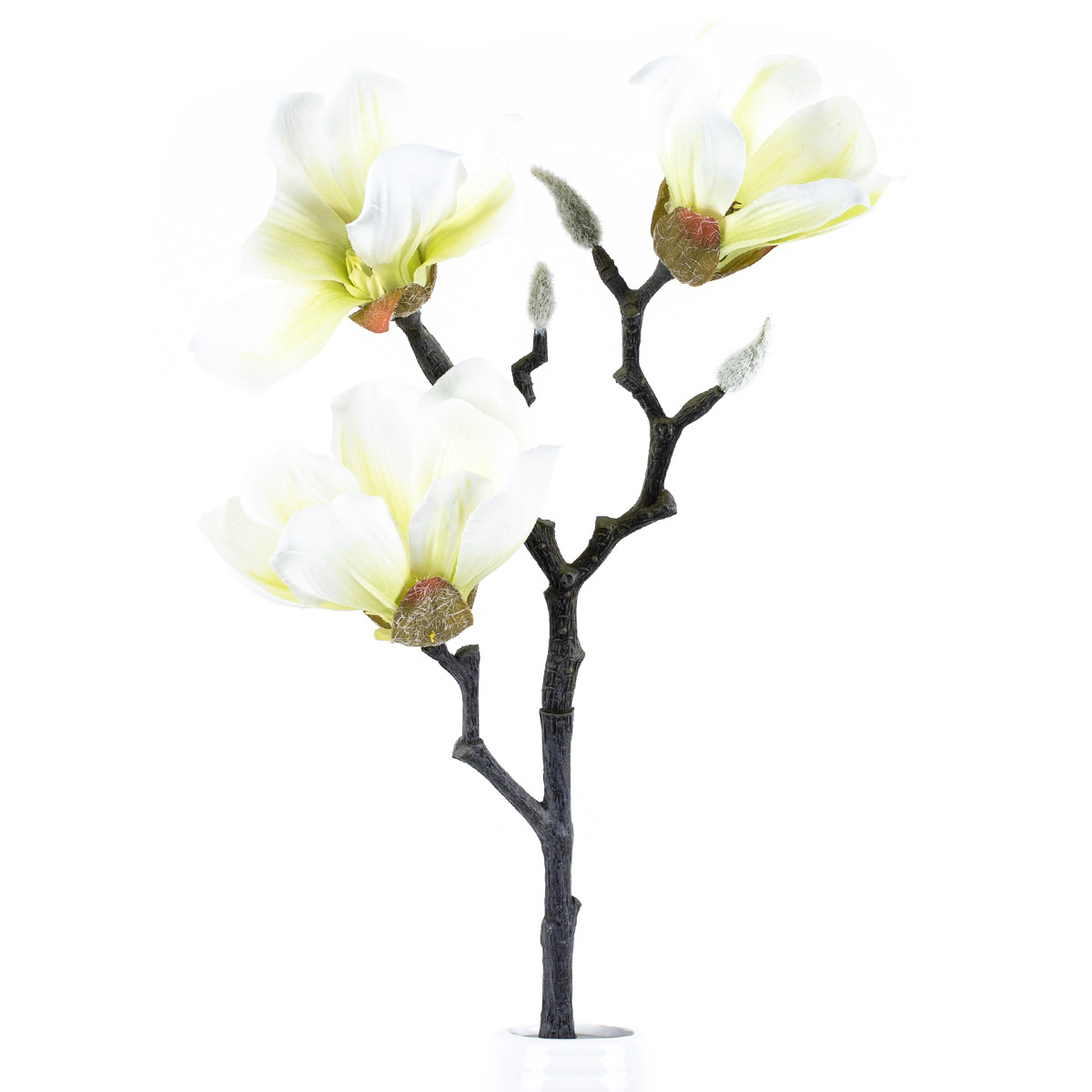 Umělá květina Magnolie bílá, 55 cm