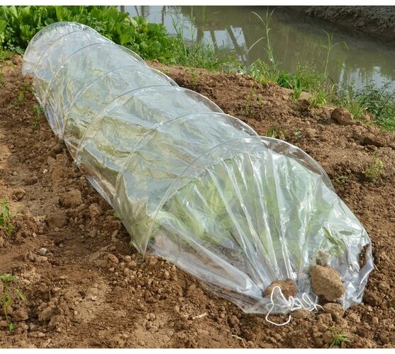 Foliovník tunel 300 x 65 x 45 cm bela